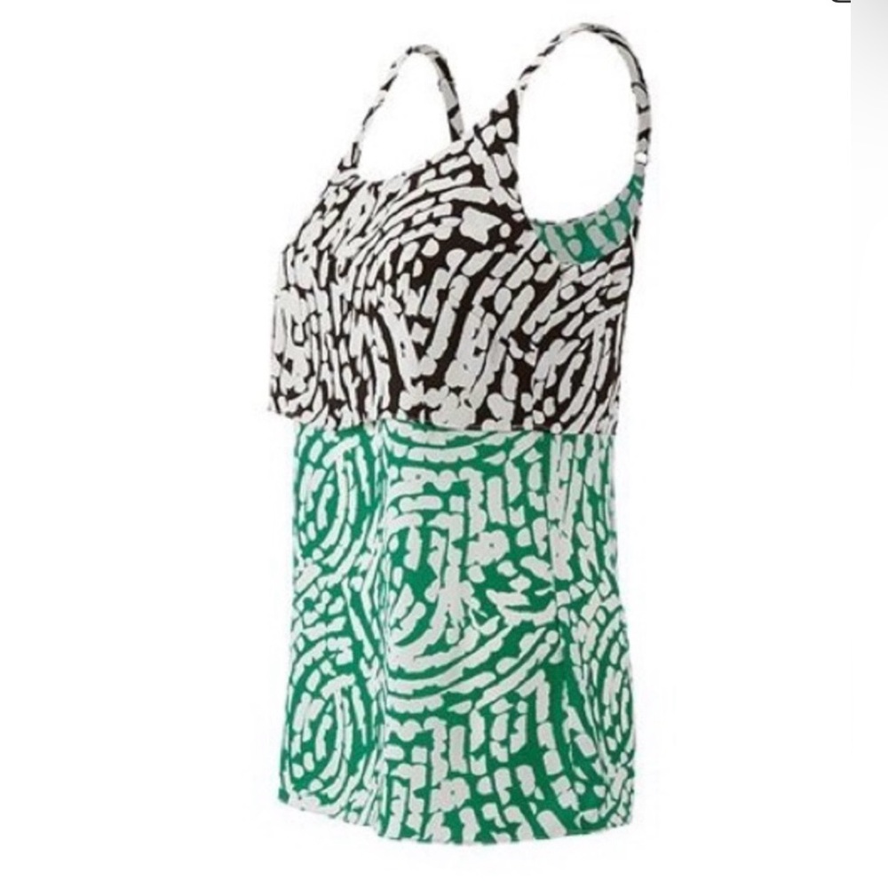 Cabi Women’s 5732 Hobnob Cami Black & Green Size M